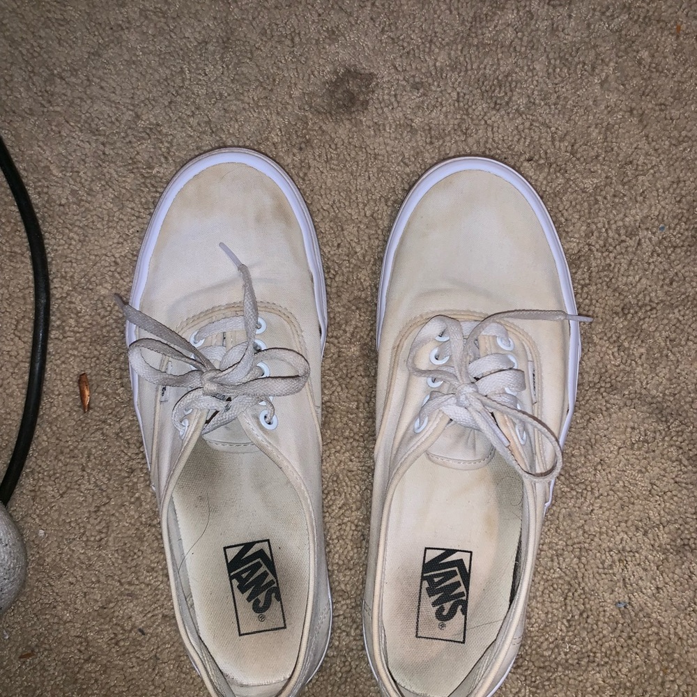 white vans size 10